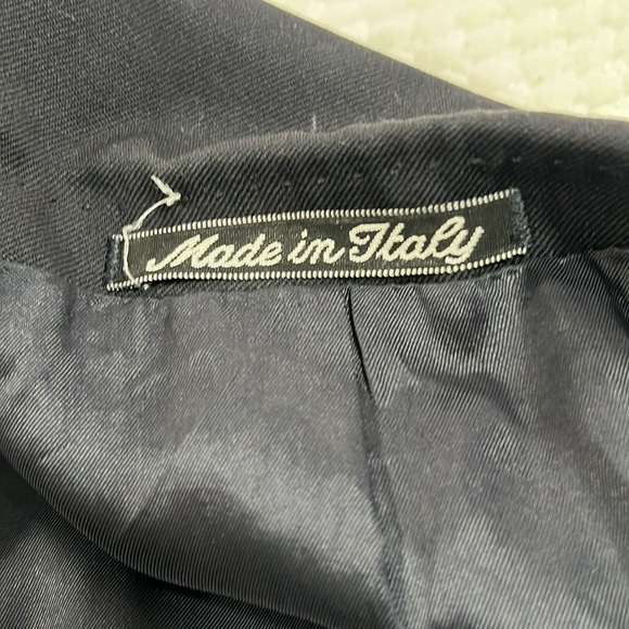 Mani by Giorgio Armani Mens Blazer Jacket Size 40R black Virgin Wool Sport Coat - Picture 3 of 10